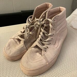 VANS light pink high top